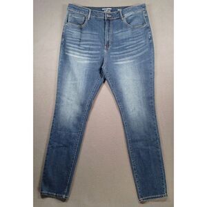 Banana Republic Travel Jean Mens 38x32 Blue American Whisker Tappered